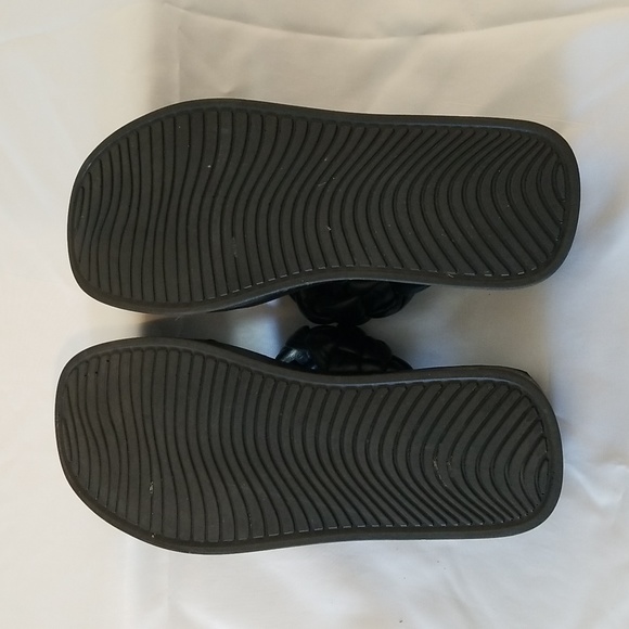 black braided platform sandals - Picture 6 of 7